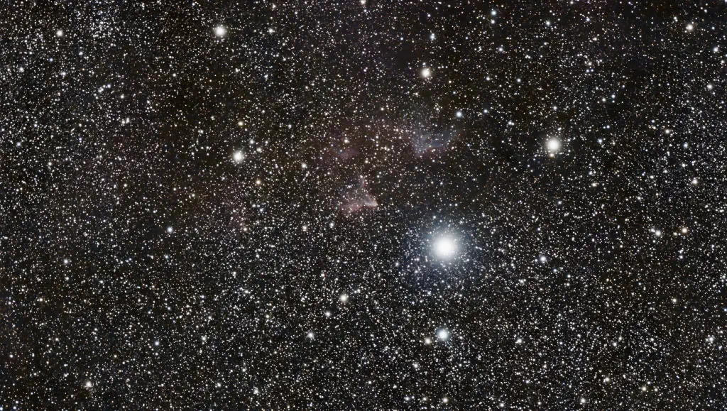 amateur astrophoto of the Ghost Nebula