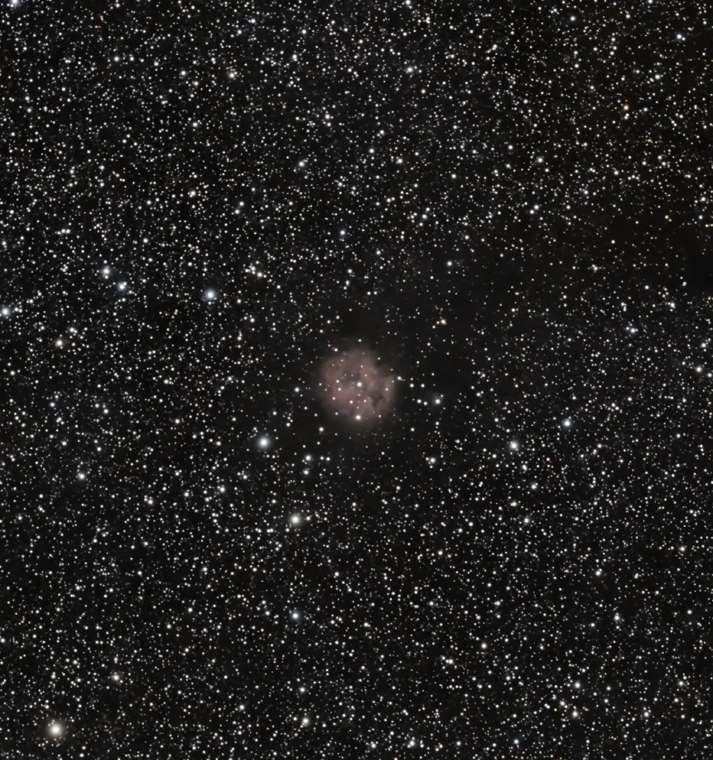 amateur astrophoto of the Cocoon Nebula