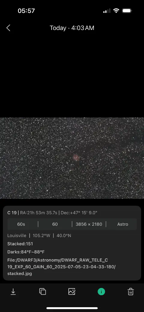 screenshot of the Dwarflab app in iOS