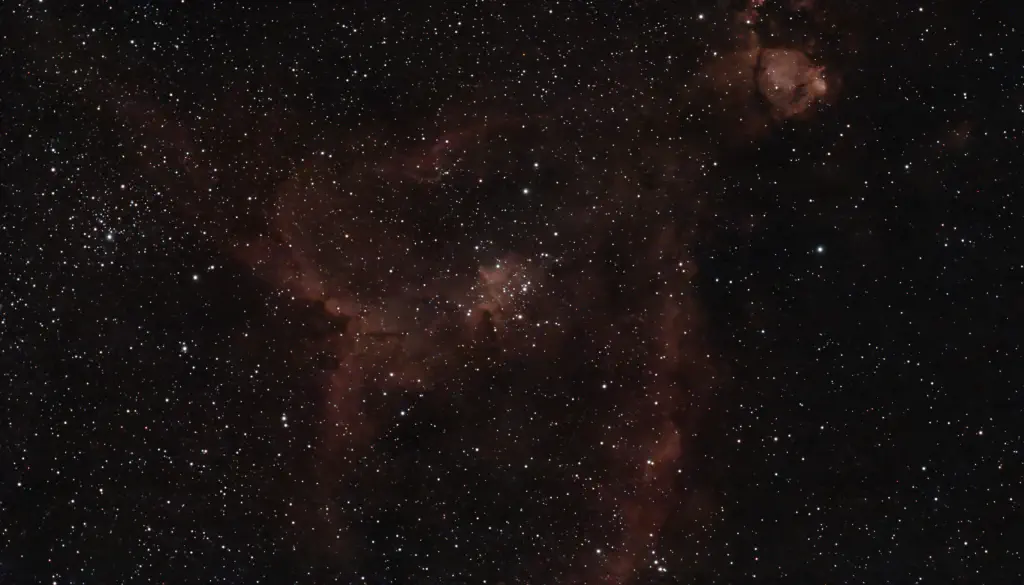amateur astrophoto of the Heart Nebula
