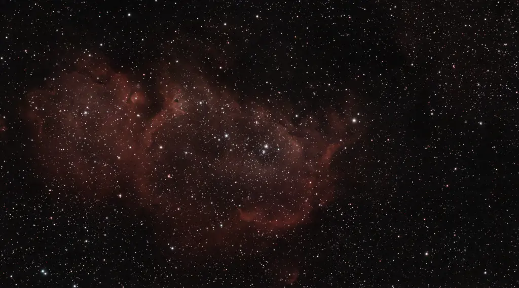 amateur astrophoto of the Soul Nebula