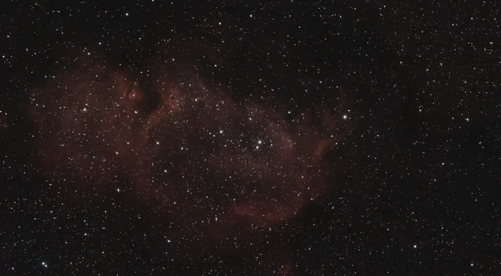 amateur astrophoto of the Soul Nebula
