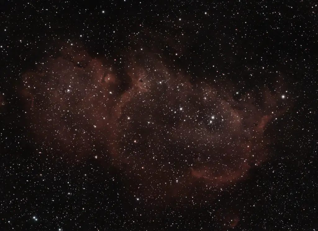 amateur astrophoto of the Soul Nebula