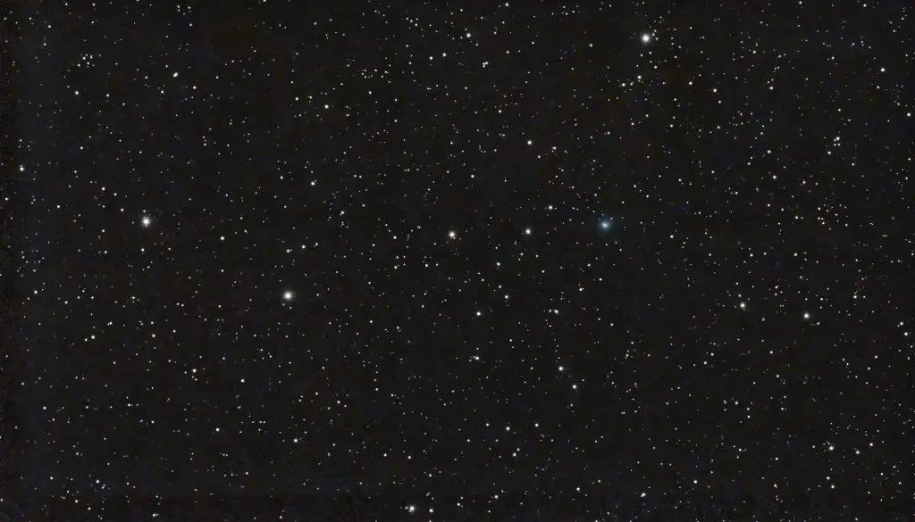 amateur astrophoto of a comet