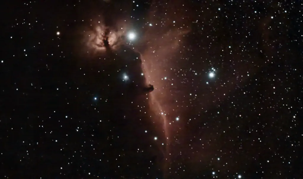 amateur astrophoto of the Horsehead Nebula