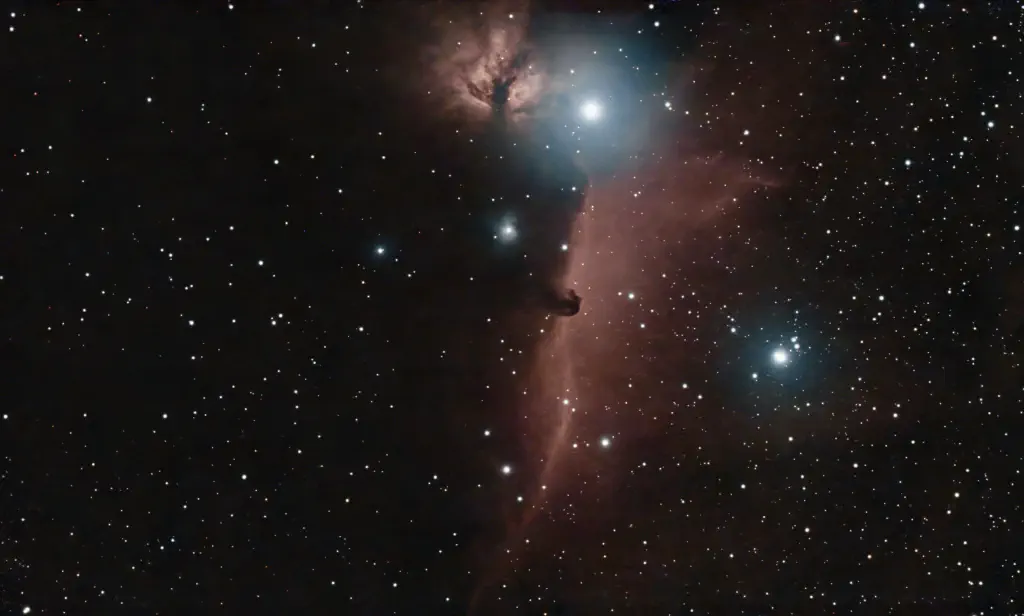 amateur astrophoto of the Horsehead Nebula