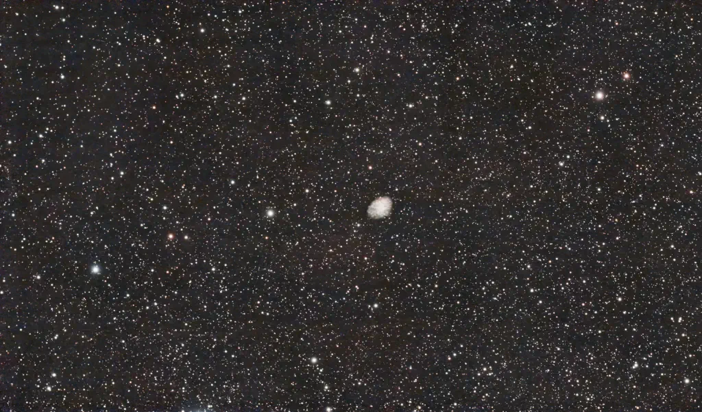 amateur astrophoto of the Crab Nebula