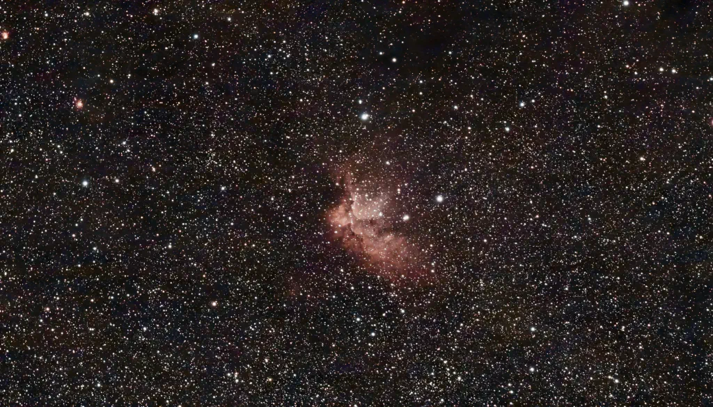 amateur astrophoto of Wizard Nebula